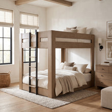 Load image into Gallery viewer, Urban Loft Queen / Queen Bunk Bed in Modern Latte Finish