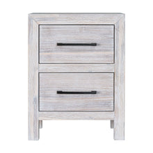 Load image into Gallery viewer, Hamilton 2 Drawer Nightstand in Chalk White Finish